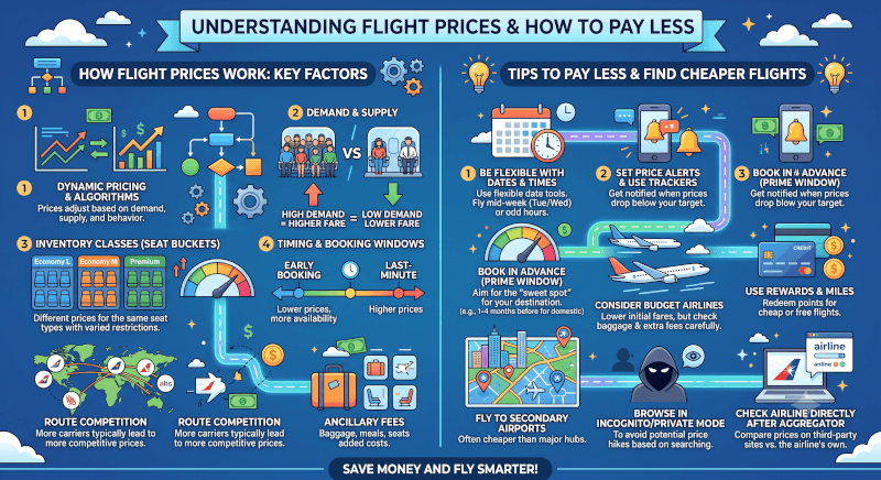 How Flight Prices Actually Work — and How to Pay Less