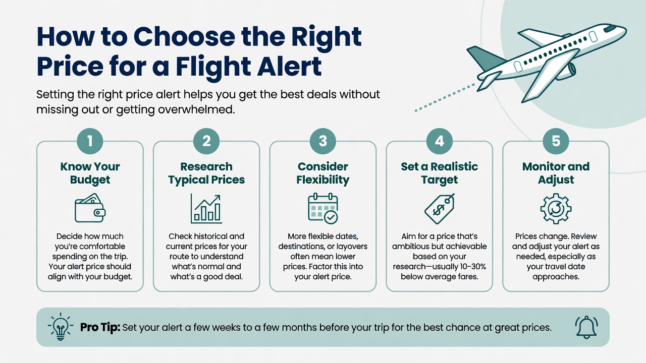 How to Choose the Right Price for a Flight Alert